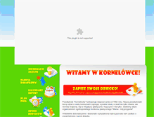 Tablet Screenshot of kornelowka.pl